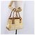 Borsa a mano BURBERRY Canvas Yellow Beige Auth 202250A Giallo - vista 28