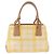 Borsa a mano BURBERRY Canvas Yellow Beige Auth 202250A Giallo - vista 3