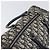 Borsa Boston Christian Dior Trotter Canvas Navy Silver Auth 199424 Argento Blu navy - vista 6