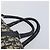 Borsa Boston Christian Dior Trotter Canvas Navy Silver Auth 199424 Argento Blu navy - vista 8
