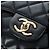 Borsa a tracolla con catena CHANEL Matelasse 34 Double Flap in pelle d'agnello Auth yk20879SAM Nero - vista 19