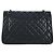 Borsa a tracolla con catena CHANEL Matelasse 34 Double Flap in pelle d'agnello Auth yk20879SAM Nero - vista 2