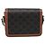 Céline Borsa a spalla CELINE Triomphe PVC Pelle Marrone Tono Oro Auth 199806SM - vista 2