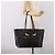 Borsa Tote FENDI Monster in pelle nera e argento Auth 201937 Nero - vista 23