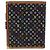 LOUIS VUITTON Monogram Multicolor Agenda GM Cover Black R20893 LV Auth 202101V - vista 3