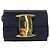 Borsa a tracolla Salvatore Ferragamo Vala Canvas Navy Gold Auth 195283 D'oro Blu navy - vista 13