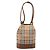 Borsa a tracolla Burberrys Nova Check Canvas Beige Gold Auth 199830A D'oro - vista 2