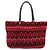 FENDI Tote Bag Wolle Rot Silber Auth 199467A - Ansicht 13