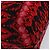 FENDI Tote Bag Wolle Rot Silber Auth 199467A - Ansicht 15