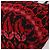 FENDI Tote Bag Wolle Rot Silber Auth 199467A - Ansicht 16