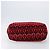 FENDI Tote Bag Wolle Rot Silber Auth 199467A - Ansicht 5