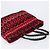 FENDI Tote Bag Wolle Rot Silber Auth 199467A - Ansicht 6