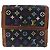 LOUIS VUITTON Multicolor Porte Monnaie Billets Cartes Credit M92984 Auth 200093 Nero - vista 2