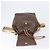 Edge Céline Zaino CELINE Macadam Canvas PVC Leather Brown Gold Auth 197605 Marrone D'oro - vista 10