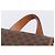 Edge Céline Zaino CELINE Macadam Canvas PVC Leather Brown Gold Auth 197605 Marrone D'oro - vista 14