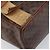 Edge Céline Zaino CELINE Macadam Canvas PVC Leather Brown Gold Auth 197605 Marrone D'oro - vista 19