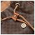 Edge Céline Zaino CELINE Macadam Canvas PVC Leather Brown Gold Auth 197605 Marrone D'oro - vista 22