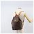 Edge Céline Zaino CELINE Macadam Canvas PVC Leather Brown Gold Auth 197605 Marrone D'oro - vista 27