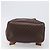 Edge Céline Zaino CELINE Macadam Canvas PVC Leather Brown Gold Auth 197605 Marrone D'oro - vista 5