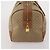 Céline CELINE Macadam Canvas Boston Bag PVC Beige Gold Auth 197611 Golden - view 4