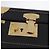 Baule Christian Dior in tela a nido d'ape PVC Nero Oro Auth 197631A - vista 17