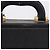 Baule Christian Dior in tela a nido d'ape PVC Nero Oro Auth 197631A - vista 4