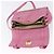 SAINT LAURENT Borsa a mano Muse Two Leather 2way Pink Gold 289278 Auth 197816A Rosa D'oro - vista 9