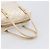 Borsa Tote Salvatore Ferragamo Canvas Beige Silver Auth ka6029 Argento - vista 7
