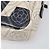 Borsa a tracolla CHANEL COCO Mark Camelia PVC Pelle Nero Bianco CC Auth 200139SAM - vista 15