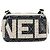 Borsa a tracolla CHANEL COCO Mark Camelia PVC Pelle Nero Bianco CC Auth 200139SAM - vista 2