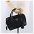 PRADA Hand Bag Nylon Black Silver Auth 199441V Silvery - view 27