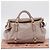 Sac à main Miu Miu Vitellolux en cuir 2way Gris Or Auth 202277M Marron Doré - vue 12