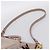 Sac à main Miu Miu Vitellolux en cuir 2way Gris Or Auth 202277M Marron Doré - vue 15