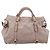 Sac à main Miu Miu Vitellolux en cuir 2way Gris Or Auth 202277M Marron Doré - vue 2