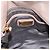 Sac à main Miu Miu Vitellolux en cuir 2way Gris Or Auth 202277M Marron Doré - vue 21