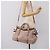 Sac à main Miu Miu Vitellolux en cuir 2way Gris Or Auth 202277M Marron Doré - vue 26