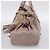 Sac à main Miu Miu Vitellolux en cuir 2way Gris Or Auth 202277M Marron Doré - vue 4