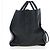 Céline Borsa a mano CELINE Luggage Phantom in pelle nera e oro Auth fm5451M Nero D'oro - vista 4