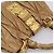 Sac à main Miu Miu Vitellolux Matelassé en cuir 2 voies Marron Ton Or Auth 202111V - vue 6