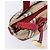 BURBERRY Nova Check Handtasche Canvas Beige Red Auth 199497A Rot - Ansicht 10