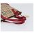 BURBERRY Nova Check Handtasche Canvas Beige Red Auth 199497A Rot - Ansicht 7
