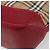 BURBERRY Nova Check Handtasche Canvas Beige Red Auth 199497A Rot - Ansicht 9