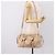 Borsa a mano Miu Miu Vitello Lux Leather 2way Beige Gold Auth 201979A D'oro - vista 23