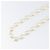 Collar de perlas CHANEL metal Gold White CC Auth bs37053V Blanco Dorado - vista 11