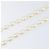 Collar de perlas CHANEL metal Gold White CC Auth bs37053V Blanco Dorado - vista 12