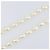 Collar de perlas CHANEL metal Gold White CC Auth bs37053V Blanco Dorado - vista 15