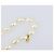 Collar de perlas CHANEL metal Gold White CC Auth bs37053V Blanco Dorado - vista 16