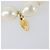 Collar de perlas CHANEL metal Gold White CC Auth bs37053V Blanco Dorado - vista 17