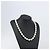 Collar de perlas CHANEL metal Gold White CC Auth bs37053V Blanco Dorado - vista 18