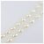 Collar de perlas CHANEL metal Gold White CC Auth bs37053V Blanco Dorado - vista 6